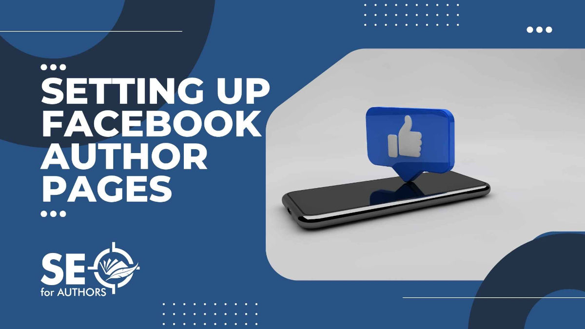 An image of a cell phone with the iconic Facebook thumbs-up symbol coming from the screen signifying how easy it is to set up an author page on Facebook for SEO purposes.